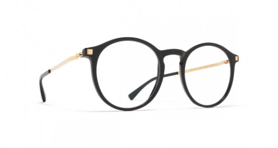Mykita OKI Eyeglasses, C6 BLACK/GLOSSY GOLD