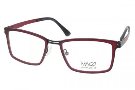 Imago Horizon Eyeglasses, 24 Wine/Black