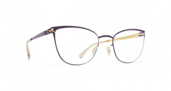 Mykita LEA Eyeglasses, GOLD/PLUM