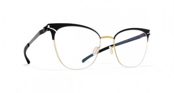Mykita BESSY Eyeglasses, GOLD/JETBLACK