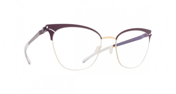 Mykita BESSY Eyeglasses, GOLD/PLUM
