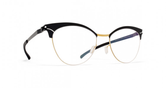 Mykita CORALIE Eyeglasses, GOLD/JET BLACK
