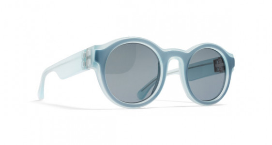Mykita MMDUAL001 Sunglasses, D7 TEAL/PETROL - LENS: DARK BLUE SOLID