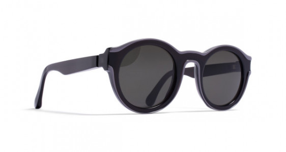 Mykita MMDUAL002 Sunglasses, D1 BLACK/GREY - LENS: DARK GREY SOLID