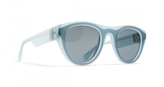 Mykita MMDUAL003 Sunglasses, D7 TEAL/PETROL - LENS: DARK BLUE SOLID