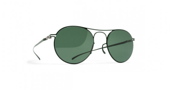 Mykita MMESSE005 Sunglasses, E8 DARK GREEN - LENS: DARK GREEN SOLID