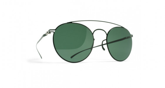 Mykita MMESSE006 Sunglasses, E8 DARK GREEN - LENS: DARK GREEN SOLID