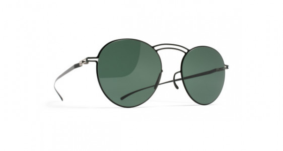Mykita MMESSE011 Sunglasses, E8 DARK GREEN - LENS: DARK GREEN SOLID