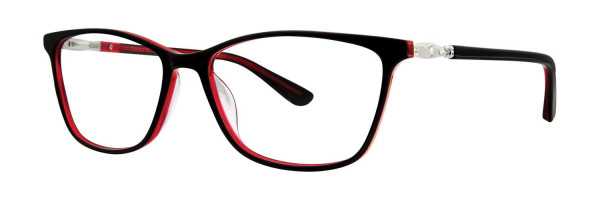 Dana Buchman Pearl Eyeglasses, Black Cherry