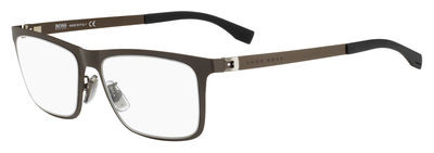 HUGO BOSS Black Boss 0862/F Eyeglasses, 0U2S(00) Semi Matte Brown