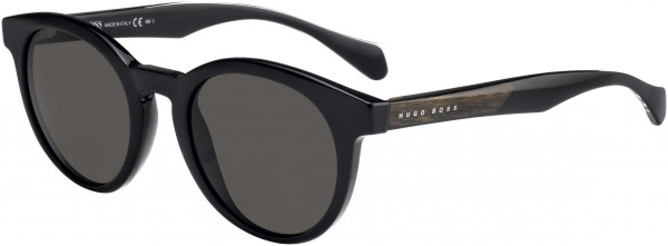 HUGO BOSS Black BOSS 0912/S Sunglasses, 01YS Black Crystal Black