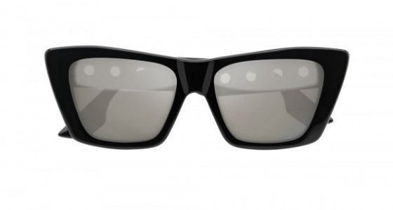 McQ MQ0019S Sunglasses, BLACK with SILVER lenses