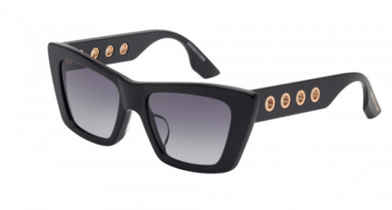 McQ MQ0019SA Sunglasses, BLACK with GREY lenses