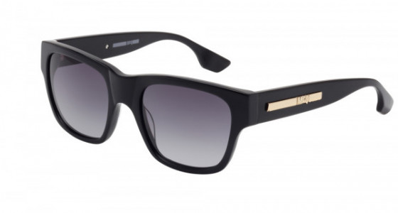 McQ MQ0028S Sunglasses, BLACK with GREY lenses