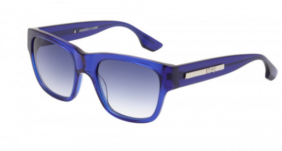 McQ MQ0028S Sunglasses, BLUE with BLUE lenses