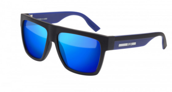 McQ MQ0035S Sunglasses, BLACK with BLUE lenses
