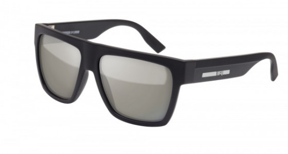 McQ MQ0035S Sunglasses, BLACK with SILVER lenses