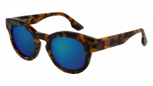 McQ MQ0047S Sunglasses, AVANA with BLUE lenses