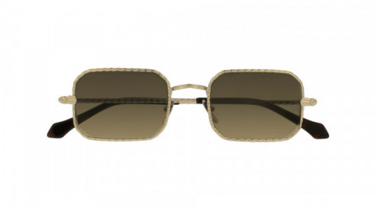 Brioni BR0020S Sunglasses, GOLD with BROWN lenses