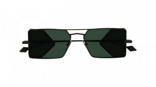 Brioni BR0022S Sunglasses, BLACK with GREEN lenses