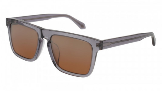 Brioni BR0030SA Sunglasses, GREY with BROWN lenses