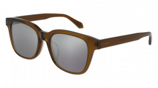 Brioni BR0031SA Sunglasses, BROWN with SILVER lenses