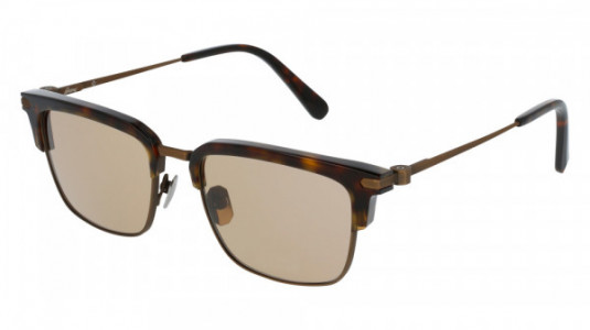 Brioni BR0007S Sunglasses, 004 - HAVANA with BRONZE temples and BROWN lenses