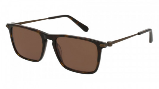 Brioni BR0016S Sunglasses, 003 - HAVANA with BRONZE temples and BROWN lenses