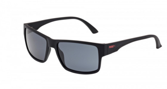 Puma PU0015S Sunglasses, 001 - BLACK with GREY lenses