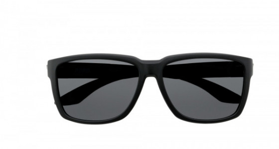 Puma PU0037SA Sunglasses, BLACK with SMOKE polarized lenses