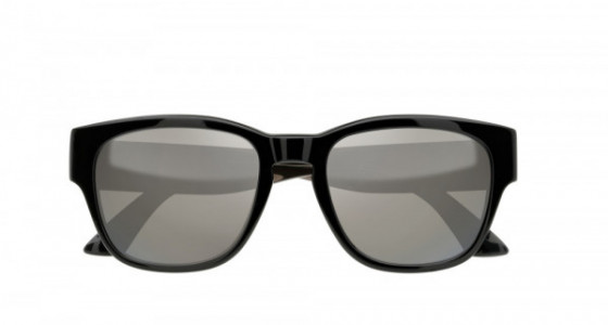 Puma PU0039S Sunglasses, BLACK with GREY temples and SILVER lenses