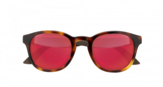 Puma PU0042SA Sunglasses, AVANA with RED temples and RED lenses