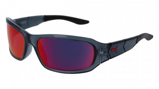 Puma PU0058S Sunglasses, GRAY with BLUE lenses