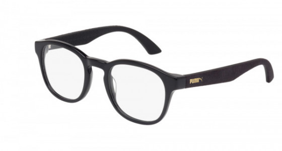 Puma PU0043O Eyeglasses, 002 - BLACK