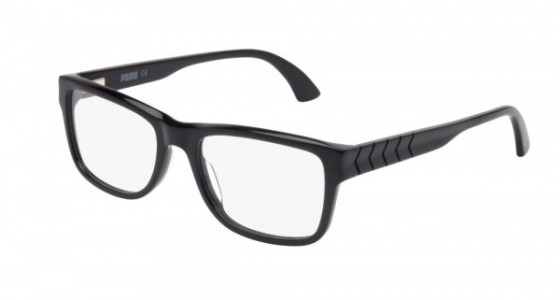Puma PU0047O Eyeglasses, 008 - BLACK