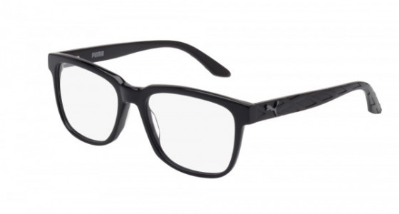 Puma PU0051O Eyeglasses, 001 - BLACK