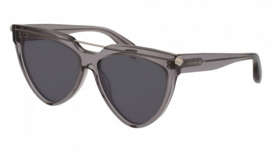 Alexander McQueen AM0087S Sunglasses, 002 - GREY with GREY lenses