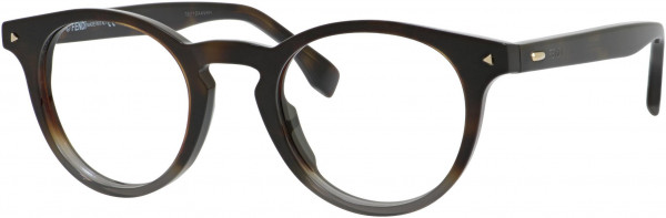 Fendi FF 0219 Eyeglasses, 021B Shaded Havana Gray