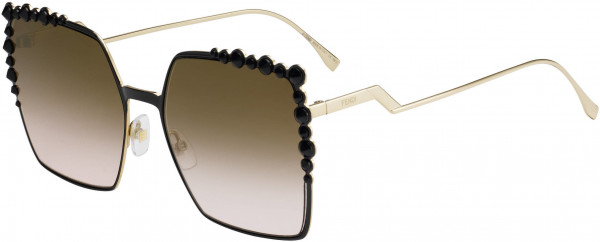 Fendi FF 0259/S Sunglasses, 02O5 Black