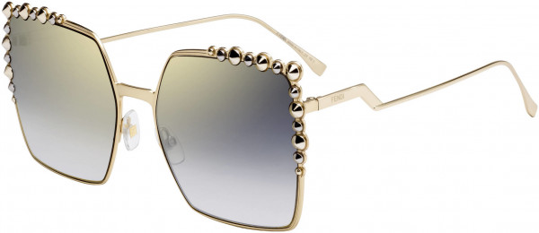 Fendi FF 0259/S Sunglasses, 0J5G Gold