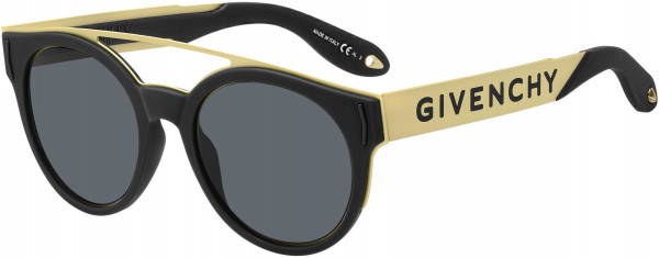Givenchy GV 7017/N/S Sunglasses, 02M2 Black Gold