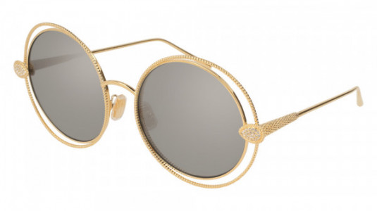 Boucheron BC0029S Sunglasses, 003 - GOLD with SILVER lenses