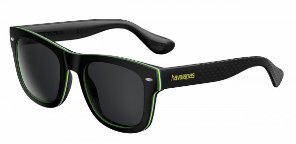 havaianas BRASIL/L Sunglasses, 0166 Black