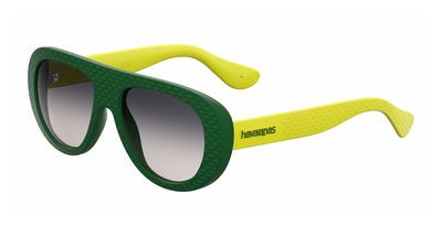 havaianas Rio/M Sunglasses, 0QPN(LS) Green Yellow