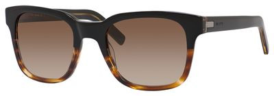 Jack Spade Chamber/S Sunglasses, 0DS5(B1) Black Striated Brown