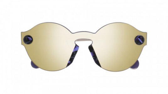 Christopher Kane CK0013S Sunglasses, 006 - GOLD with YELLOW temples and GOLD lenses