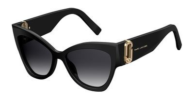 Marc Jacobs Marc 109/S/Strass Sunglasses, 0807(9O) Black