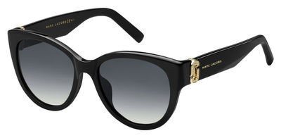 Marc Jacobs Marc 181/S/Strass Sunglasses, 0807(9O) Black