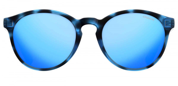 Polaroid Core PLD 8024/S Sunglasses, 0JBW BLUE HAVANA