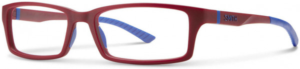 Smith Optics Warwick Eyeglasses, 02MF Matte Burgundy Blue